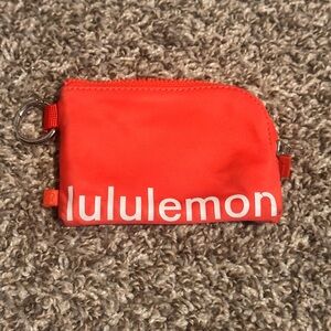 lululemon athletica Red Mini Pouch